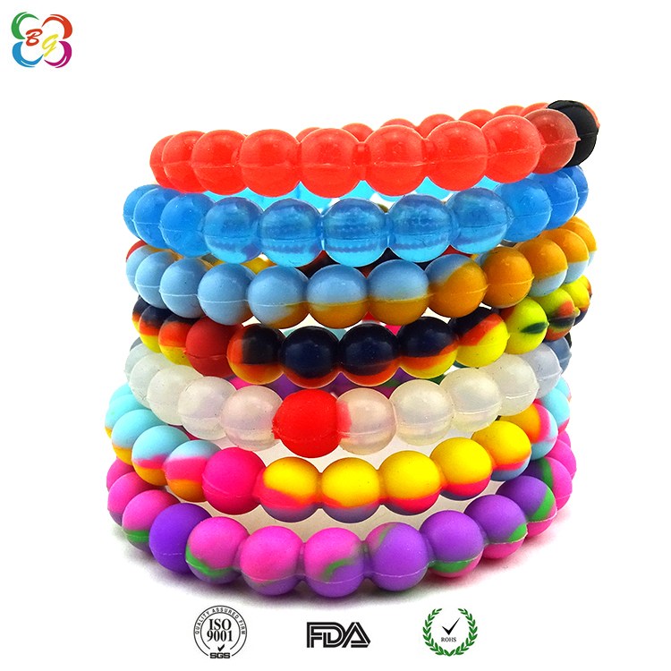 东莞博高珠子手环 硅胶